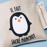 Chaufferette Pingouin -Graines de Lin