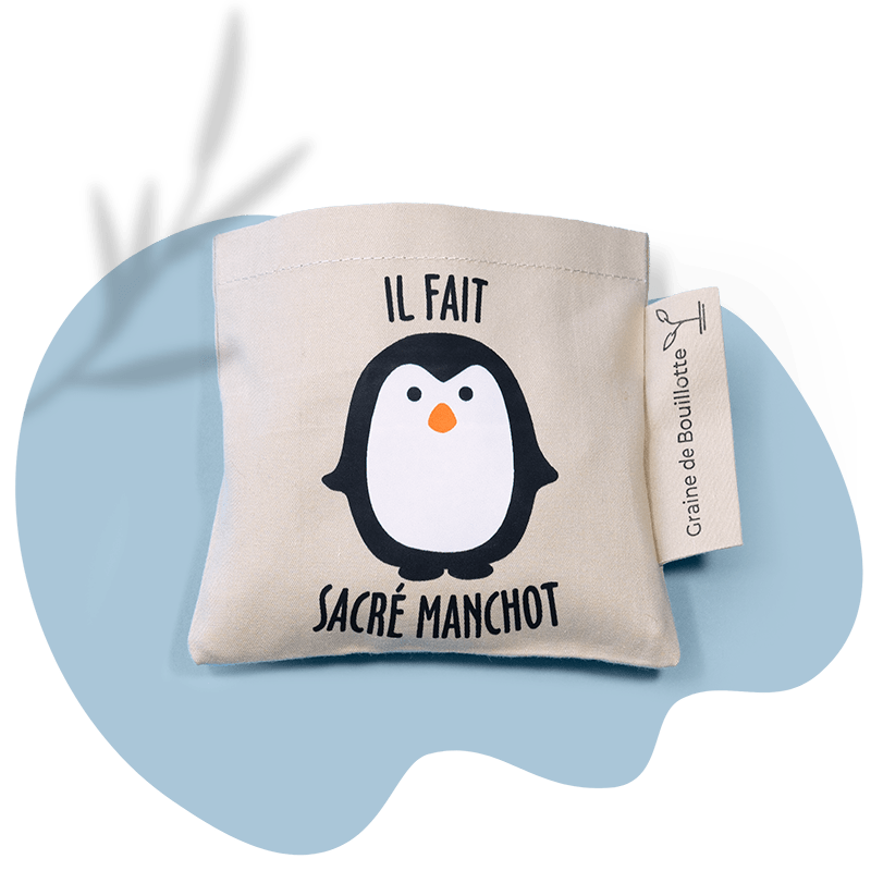 🎁 Chaufferette Pingouin -Noyaux de Cerises (100% off)